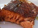 Grilled Salmon with Peppers of Key West Asian Marinade