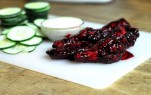 Roasted Blackberry Chipotle Sesame Wings
