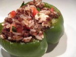 Green Chile Stuffed Peppers