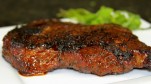 Cacao and Death Rain BBQ Crusted Steaks