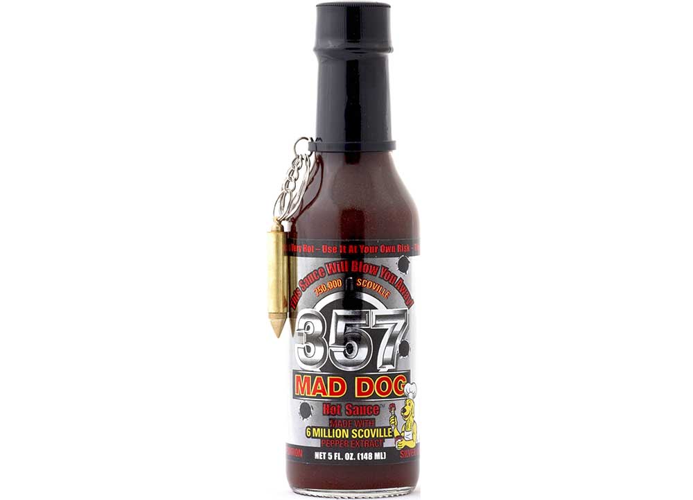 Mad Dog 357 Silver Hot Sauce - 750k Scoville Units - Peppers of