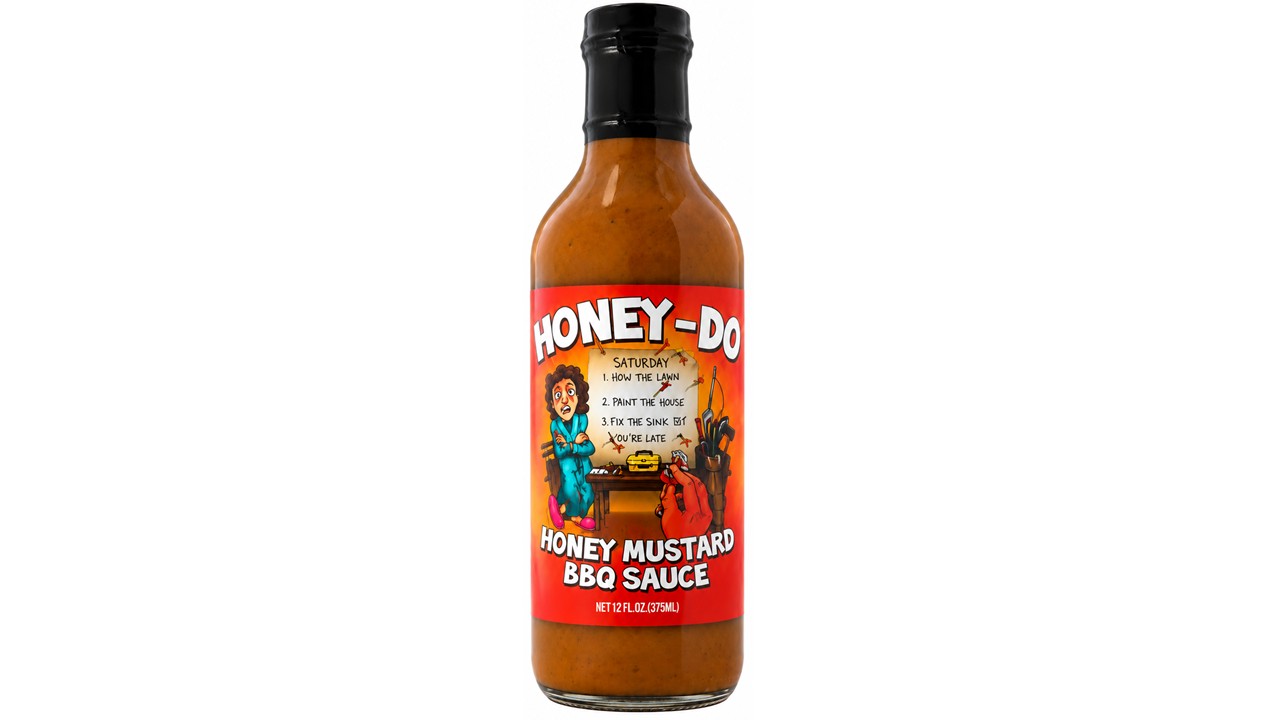 Honey-Do Honey Mustard BBQ Sauce bottle – sweet honey mustard barbecue sauce