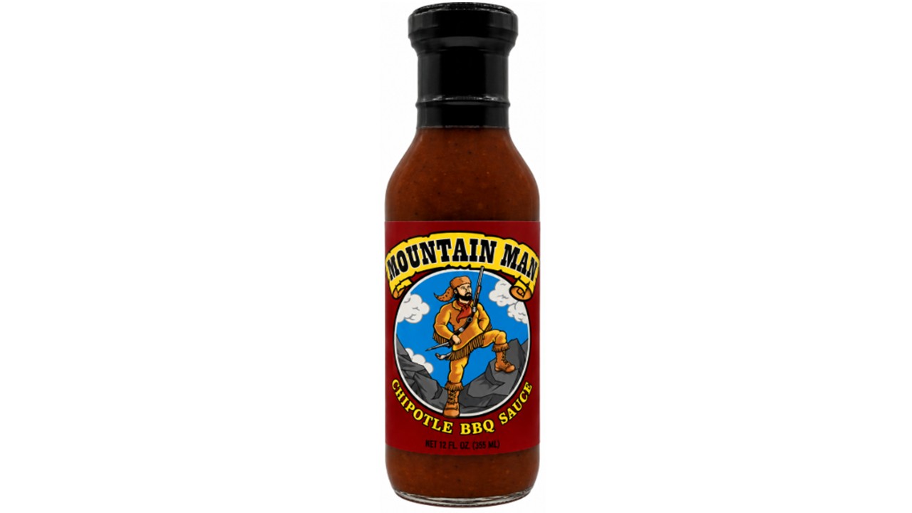 Mountain Man Chipotle BBQ Sauce with smoky chipotle flavor