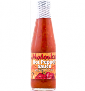 Matouk's West Indian Flambeau Hot Sauce (Black) - Peppers of Key West