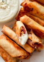 BUFFALO CHICKEN EGG ROLLS