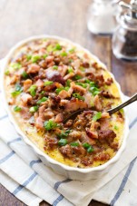 HAM AND SAUSAGE HASHBROWN EGG BAKE