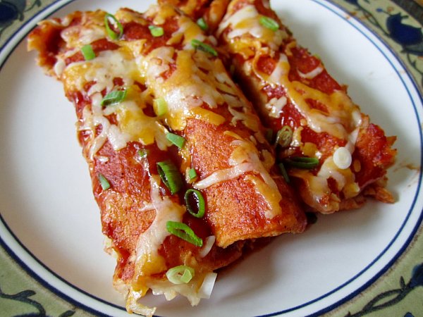 BBQ Chicken Enchiladas - Peppers of Key West