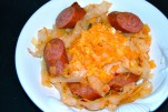 Spicy Cabbage With Kielbasa