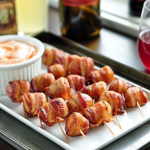 Bacon-Wrapped Potato Bites - Peppers of Key West