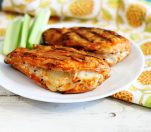 Grilled Cheesy Buffalo Chicken