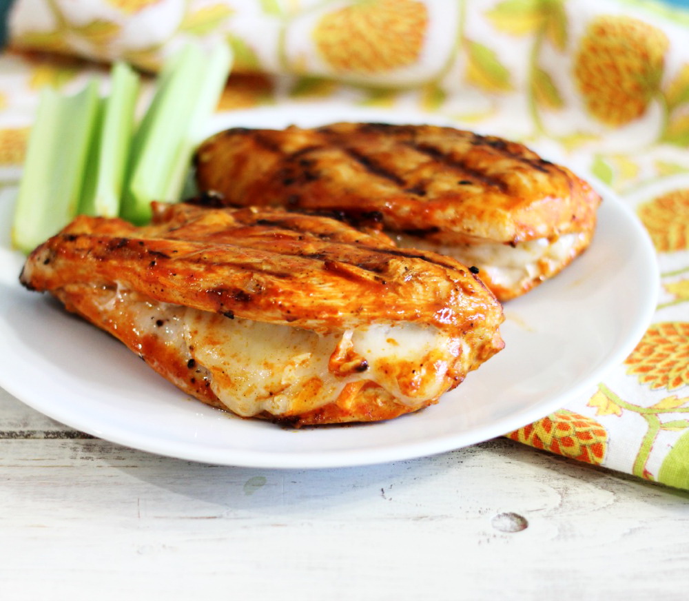 Grilled Cheesy Buffalo Chicken - Peppers of Key West