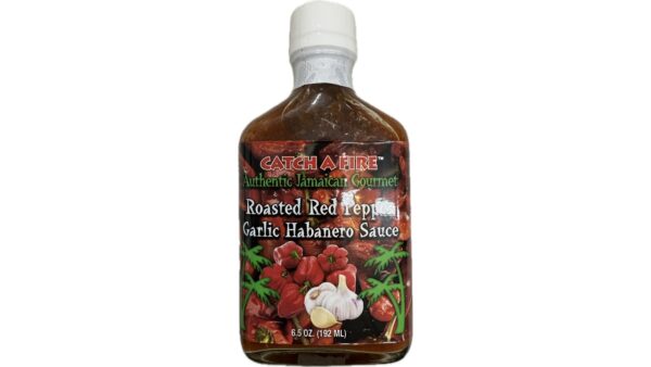 Catch a Fire's Roasted Red Pepper Garlic Habanero Sauce