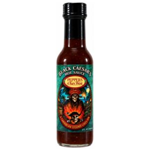 Peppers of Key West Black Caesar's Hot Sauce bottle