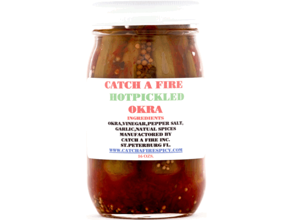 Catch a Fire's Hot Pickled Okra