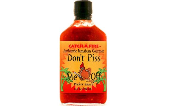 Catch a Fire's Don't Piss Me Off Pecker Hot Sauce