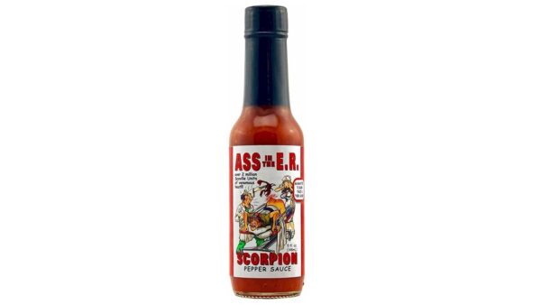 Ass in the E.R. Scorpion Pepper Sauce