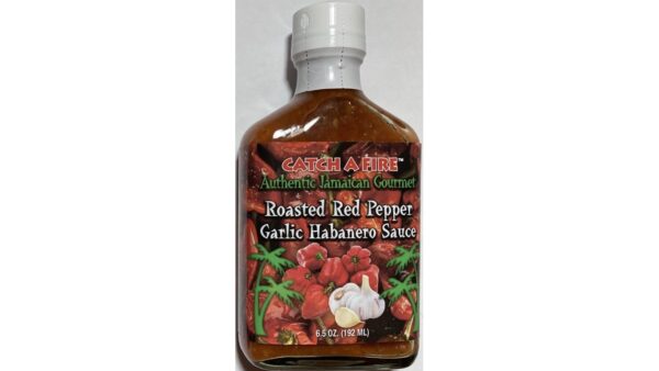 Catch a Fire's Roasted Red Pepper Garlic Habanero Sauce
