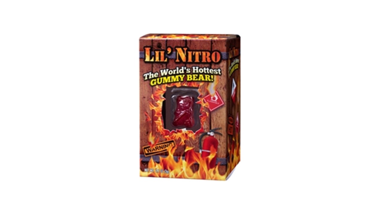 worlds hottest gummy bear extreme spicy candy lil nitro ultra hot chili challenge candy for heat lovers and spice challenges