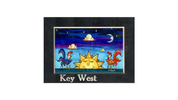 Rob Santagate Magnets - Rooster Sunset
