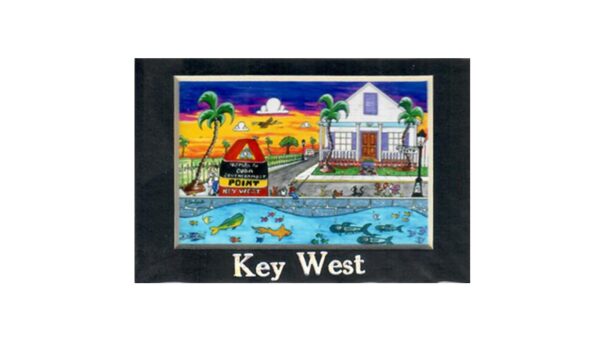 Rob Santagate Magnets - Southernmost Point by a Conch House