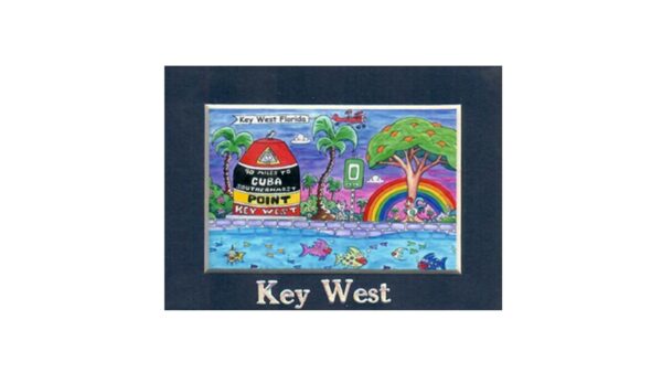 Rob Santagate Magnets - Southernmost Point by a Rainbow