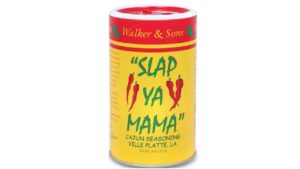 Slap Ya Mama Cajun Seasoning for seafood, chicken, shrimp, fries, vegetables, and spicy Cajun cooking recipes