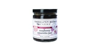 Terrapin Ridge Farms Raspberry Amaretto Jam – sweet raspberry gourmet jam with amaretto flavor