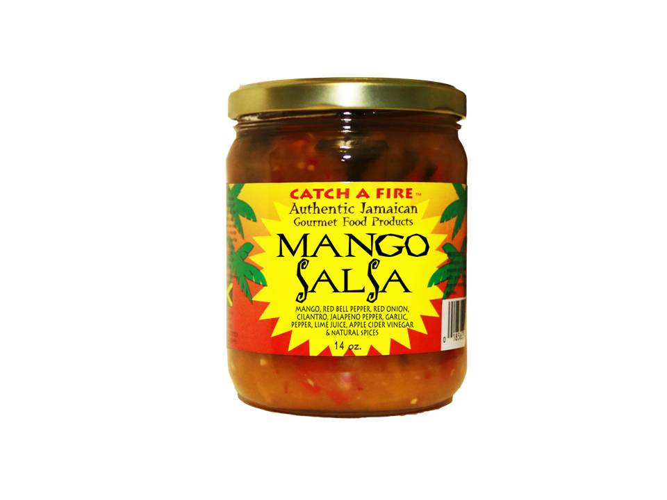 catch a fire mango salsa with sweet tropical mango and spicy chili peppers bold flavor hot sauce alternative