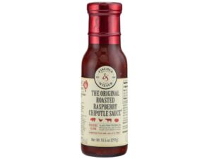 Fischer & Wieser’s Roasted Raspberry Chipotle Sauce, a sweet and smoky raspberry chipotle pepper sauce for fruit-filled cuernitos.