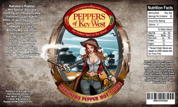 Peppers of Key West Habanero Hot Sauce (#2) - Image 2