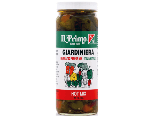 Il Primo Giardiniera Italian Hot Marinated Pepper Mix