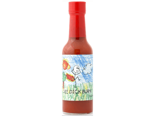 See Dick Burn Hot Sauce