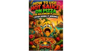 how to use hot sauce on pizza for maximum flavor showing proper application of peppers of key west hot sauce on pizza with balanced toppings and controlled heat