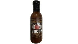Kentucky Straight Bourbon Bacon Barbecue Sauce smoky savory bourbon bbq sauce bottle gourmet grilling sauce