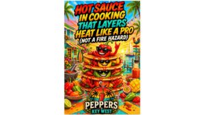 hot sauce in cooking that layers heat like a pro using tropical hot sauces with sweet heat citrus flavor on seafood chicken tacos and bold spicy dishes
