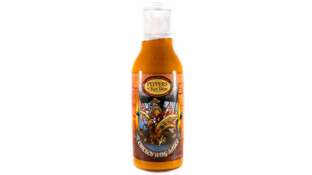 peppers of key west chicken wing sauce bold spicy wing sauce with tropical flavor and balanced heat