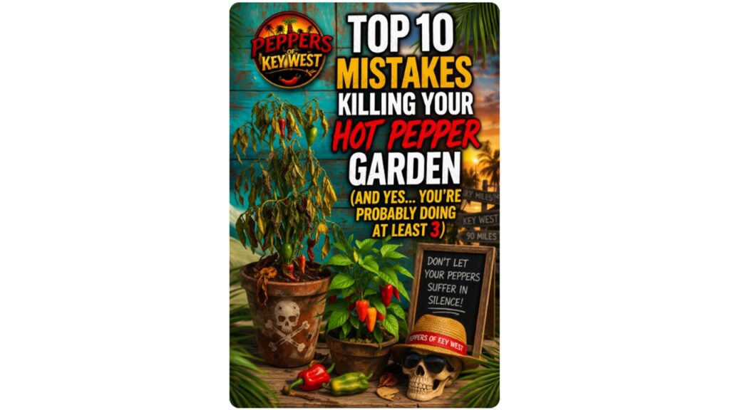 common mistakes killing hot pepper plants poor growth unhealthy pepper garden problems