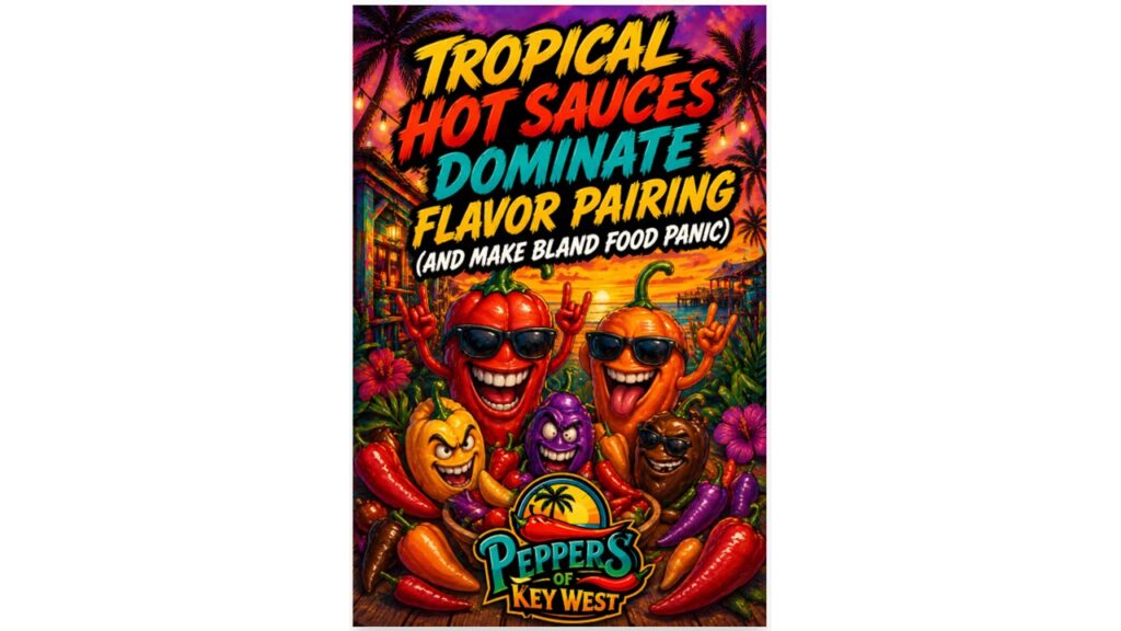 tropical hot sauces dominate flavor pairing with mango pineapple citrus heat on seafood chicken tacos and bold spicy food combinations