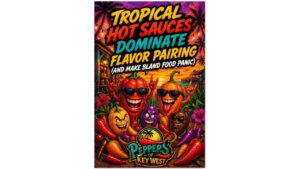 tropical hot sauces dominate flavor pairing with mango pineapple citrus heat on seafood chicken tacos and bold spicy food combinations