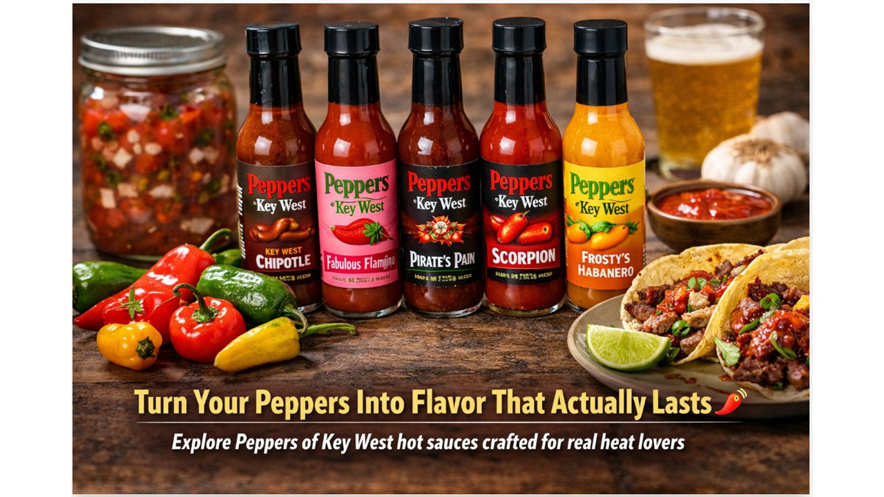 peppers of key west hot sauces with fresh chili peppers showcasing bold flavor and small batch tropical heat fermenting peppersfermentation jars fermented hot sauce