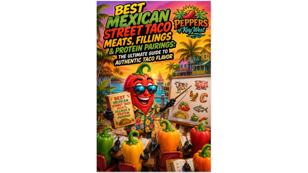 Authentic Mexican street tacos featuring carne asada, birria, barbacoa, carnitas, al pastor, shrimp, fish, chicken and fresh toppings showcasing the best taco meats and protein pairings