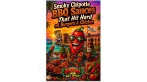 Smoky chipotle BBQ sauces for burgers, grilled chicken, wings, tacos, and spicy backyard BBQ recipes