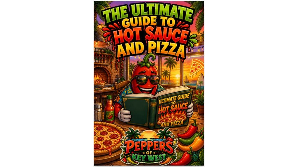 ultimate guide to hot sauce and pizza showing balanced hot sauce pairing enhancing pizza flavor with peppers of key west sauces