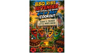 Tender BBQ ribs smoking on a grill with rich smoky flavor, barbecue sauce, and Fourth of July backyard cookout vibes.