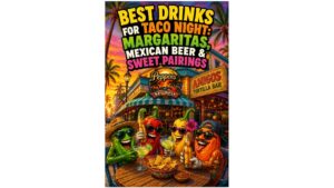 Best drinks for taco night featuring margaritas, Mexican beer, aguas frescas, tropical beverages and sweet drink pairings with tacos