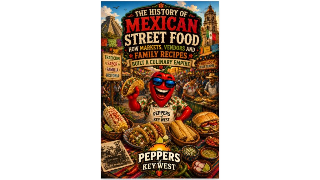 Authentic Mexican street food including tacos, tamales, elote, tortas and colorful market dishes