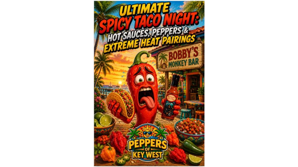 Ultimate spicy taco night featuring hot sauces, fresh peppers, fiery taco toppings and extreme heat pairings for serious spice lovers