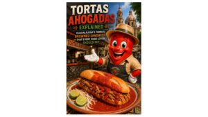 Professor Pepper presents an authentic torta ahogada filled with carnitas and drowned in tomato and chile sauce in Guadalajara, Mexico.