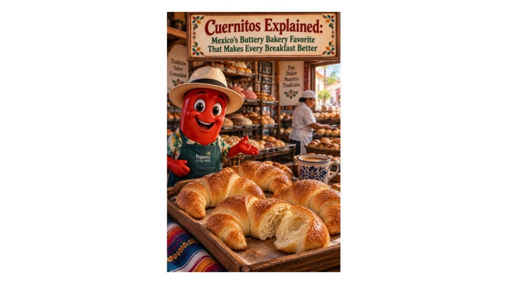 Professor Pepper introduces golden Mexican cuernitos with soft, buttery interiors inside a traditional neighborhood panadería.