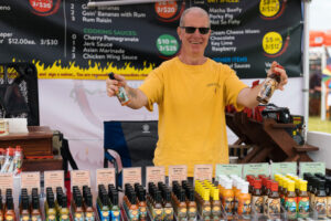 Peppers of Key West hot sauce booth at Gettysburg Bike Week